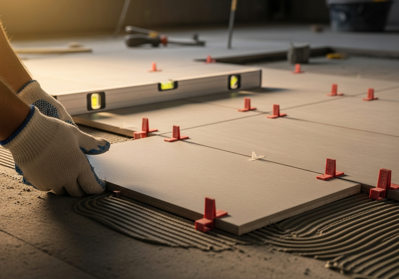 Burkoló Lóri munka közben